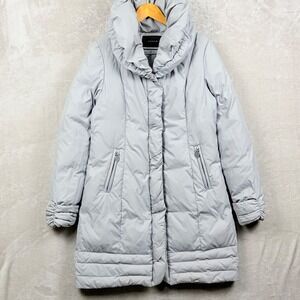 Tahari Pillow Collar Women's Down Puffer Coat Warm Full Zip Size
M Lilac Ruche